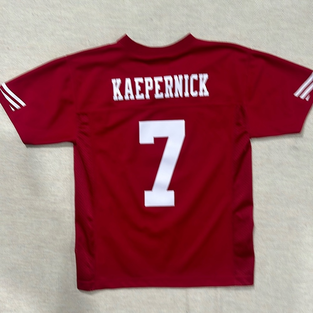 NFL 49ers Colin Kaepernick #7 youth medium